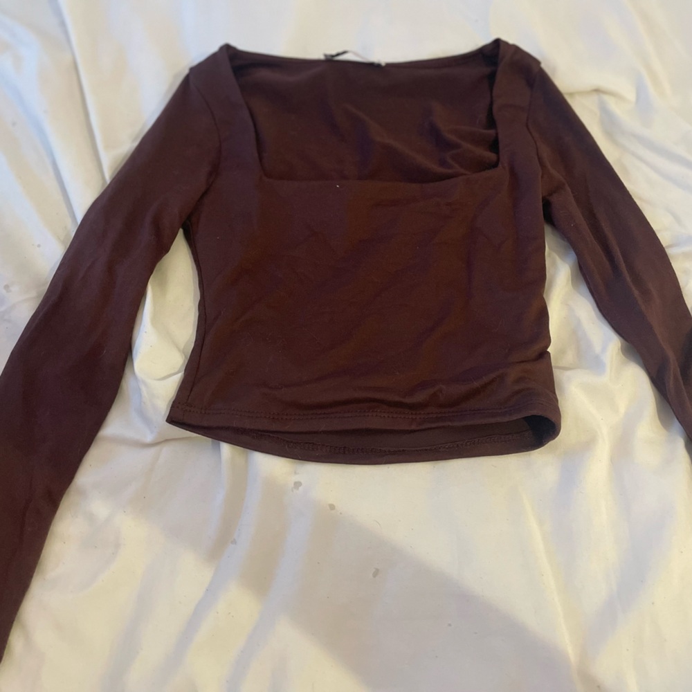 Sincerely Jules brown cropped top!!